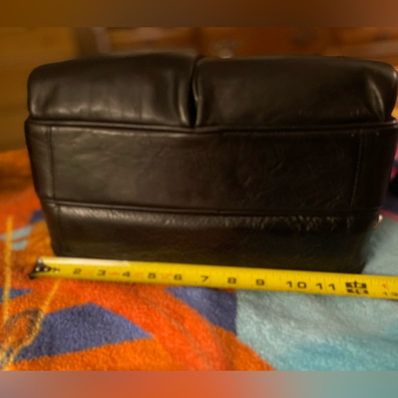 Lg Leather Valise Laptop Briefcase 1995 Pelle Studio Wilsons The Leather Experts - Picture 14 of 15